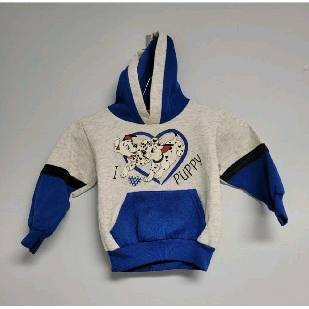 Disney 101 Dalmatians Hoodie Sweater Childrens Small Vintage‎ Made in the USA